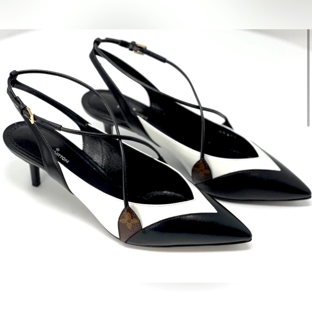 Louis Vuitton Line Up Strapped Heels Pumps EU Size 38
